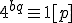 4^{bq}\equiv 1 [p]